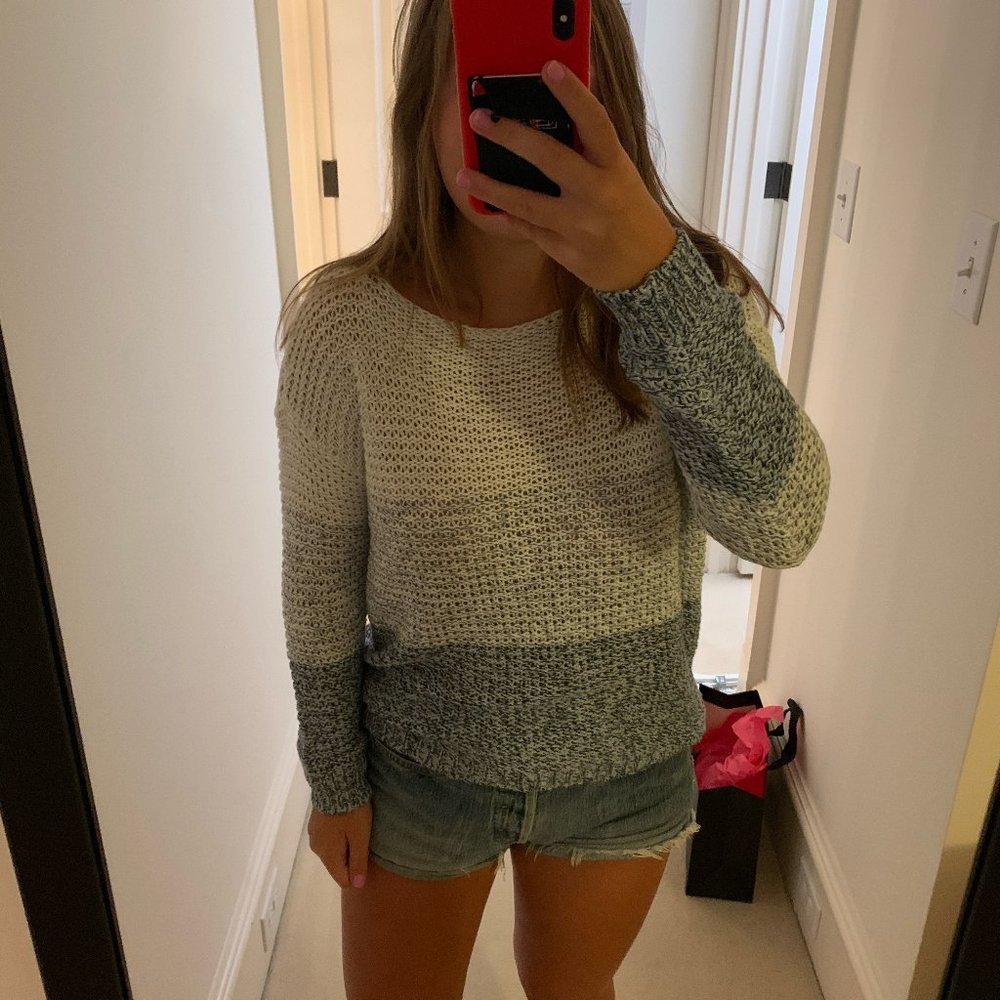 RDI Blue Color block Sweater